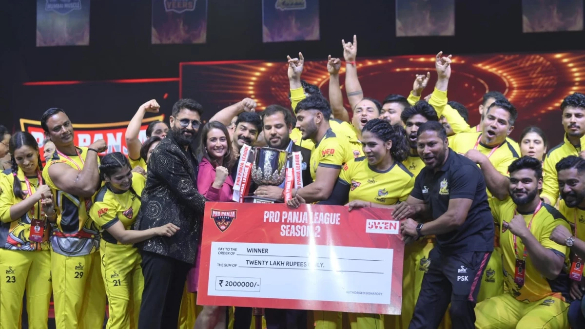 Pro Panja League: किराक हैदराबाद ने रोहतक रौडीज़ को हराकर प्रो पंजा लीग सीज़न 2 का खिताब जीता