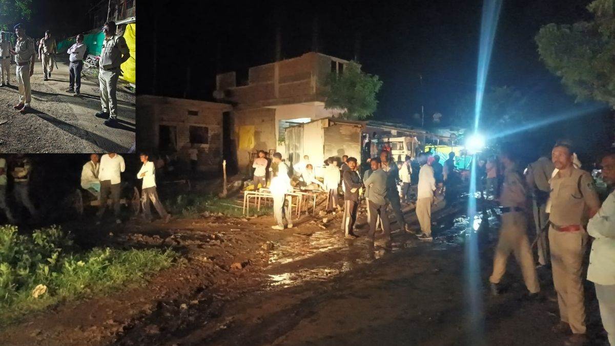 बुरहानपुर में मंदिर ट्रस्ट के वर्चस्व पर खूनी विवाद, पुलिस पर पथराव; 26 पर बलवा केस, 18 लोगों को जेल