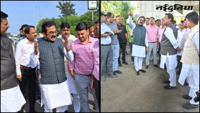 बैरागढ़ एलिवेटेड ब्रिज पर विधायक ने दिखाई खामियां, PWD मंत्री ने लगाई फटकार, निर्माण एजेंसी पर 20 लाख का जुर्माना