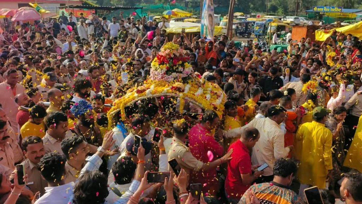 उज्जैन में डोल ग्यारस पर कालभैरव की राजसी सवारी
