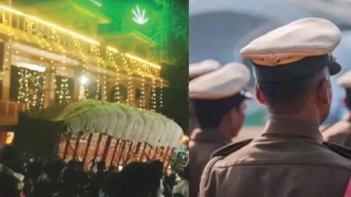ग्वालियर शीतला माता मंदिर हादसे के तीन दिन बाद तिघरा थाना प्रभारी लाइन हाजिर, एसएसपी ने की बड़ी कार्रवाई