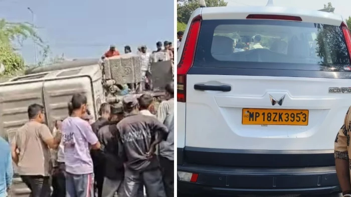 शहडोल में स्कॉर्पियो की टक्कर से मोटरसाइकिल सवार की मौत, कोयला लदा ट्रक मकान में घुसा