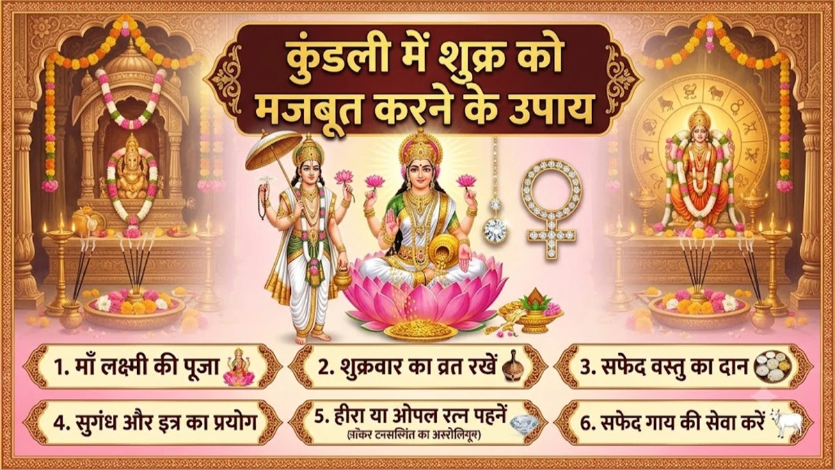 शुक्र ग्रह प्रसन्न रहा तो लग्जरी से भरा जीवन मिलेगा, इन सात उपायों को आजमाएं