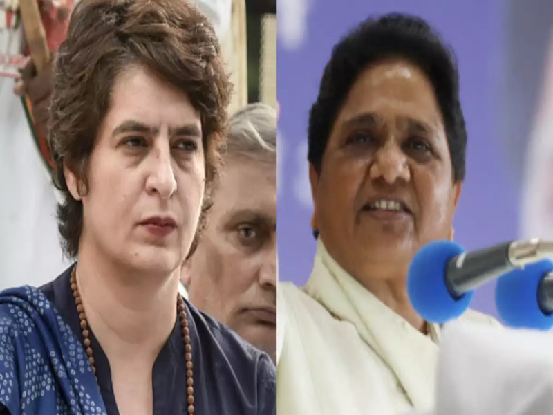 Priyanka Vadra vs Mayawati: प्रियंका वाड्रा पर मायावती का पलटवार- कांग्रेस को देकर अपना वोट खराब न करें