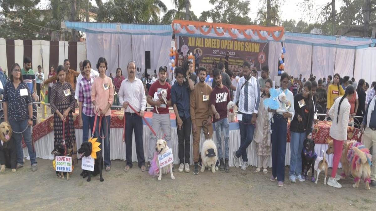 Jabalpur News : 26 नस्लों के 115 श्‍वानों ने दिल जीता, सर्वश्रेष्ठ जर्मन सेफर्ड कोको