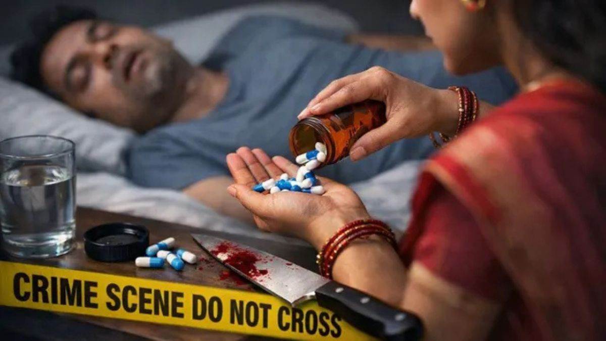 महिला ने की हैवानियत की हद पार, पति को जहरीली बिरयानी खिलाकर मारा, फिर शव के पास बैठकर देखती रही अश्लील वीडियो