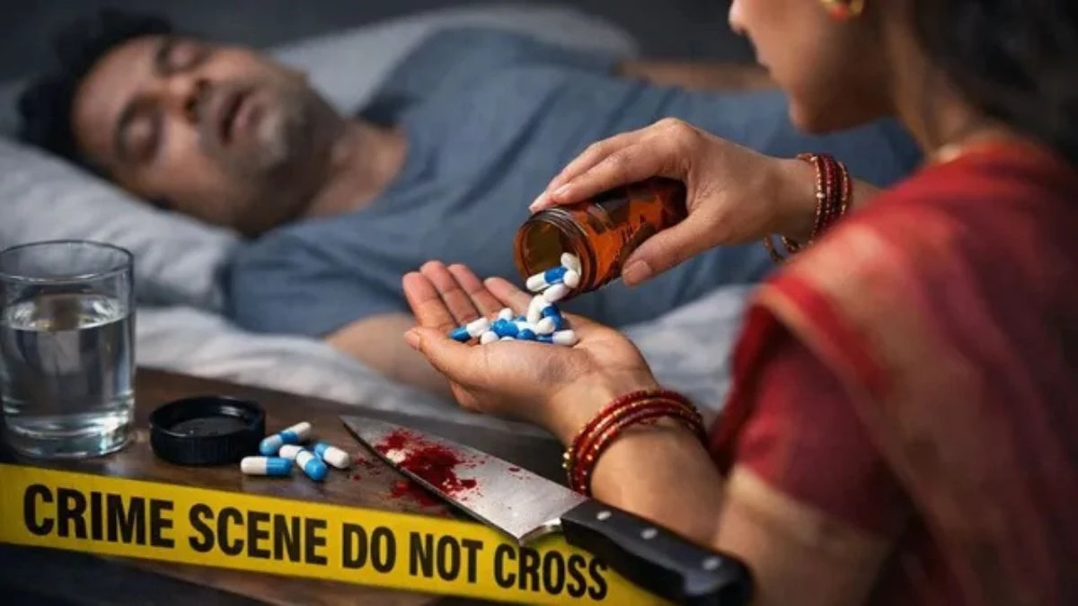 महिला ने की हैवानियत की हद पार, पति को जहरीली बिरयानी खिलाकर मारा, फिर शव के पास बैठकर देखती रही अश्लील वीडियो