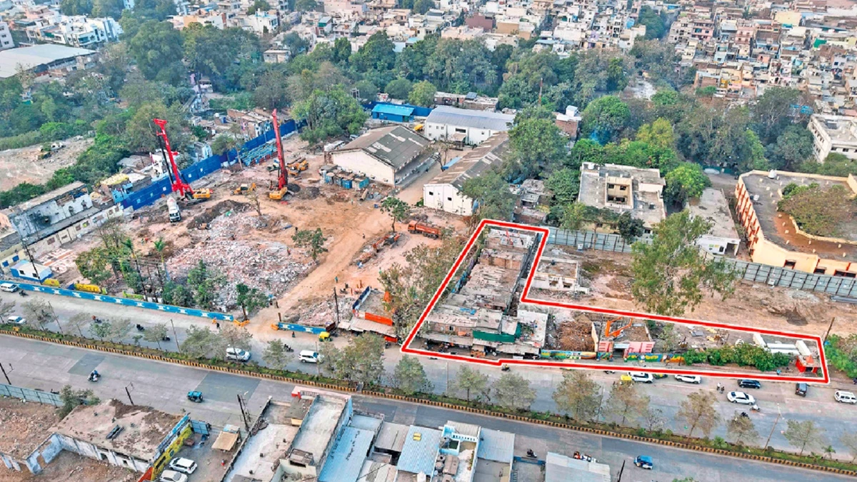 इंदौर में बड़ा गणपति के पास हटाए जाएंगे 16 मकान, मेट्रो प्रबंधन देगा मुआवजा