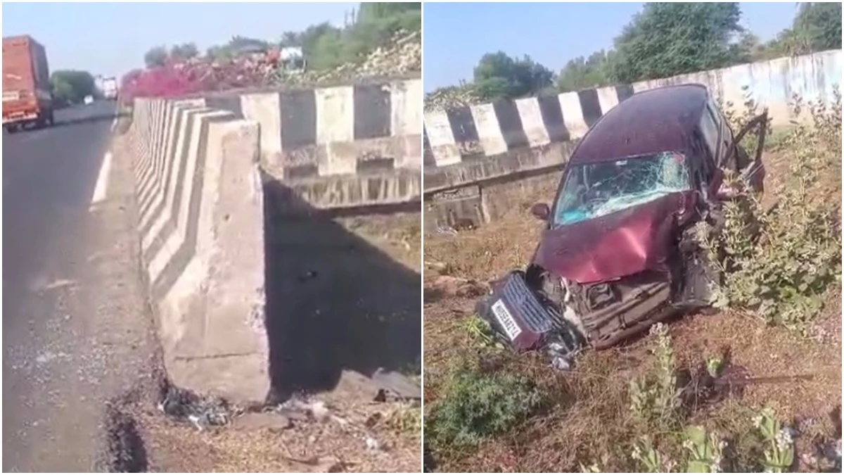 Shivpuri Road Accident: शिवपुरी में पुलिया से टकराई कार...महाराष्ट्र की दो महिला डॉक्टरों की मौत, चार घायल