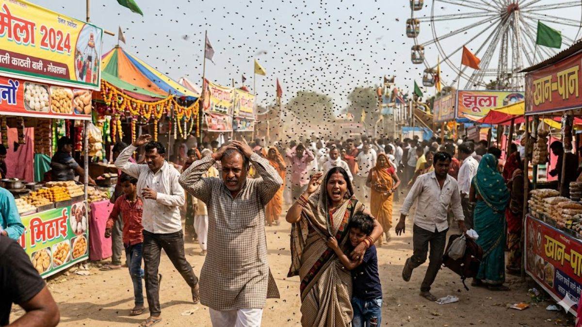 रायपुर में कांटा के प्रसिद्ध मावली देव मेले में मधुमक्खियों के हमले से 15 घायल, पांच लोगों की हालत गंभीर