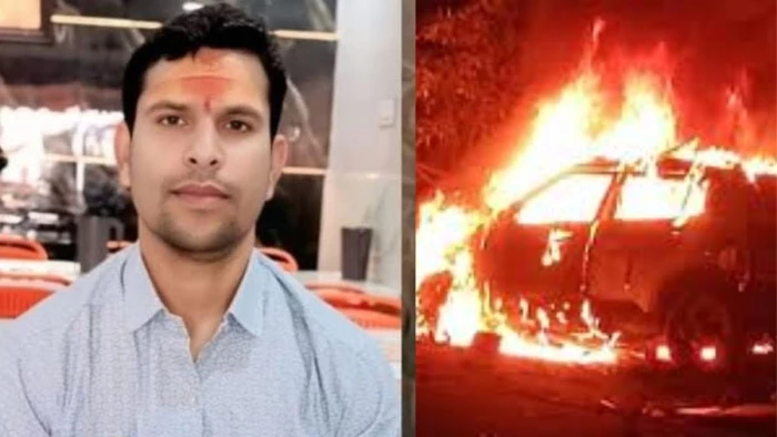 डॉक्टर पति ने पहले गला दबाया फिर अस्पताल ले जाने का नाटक कर सागर रोड पर कार में पेट्रोल डालकर शव में आग लगा दी