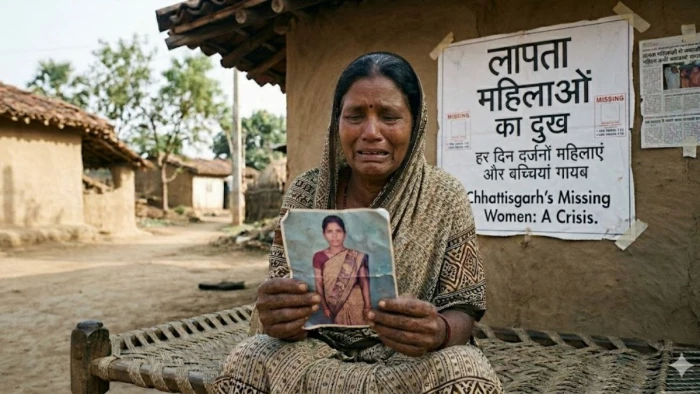 छत्तीसगढ़ में हर दिन लापता हो रहीं 30 महिलाएं और बच्चियां, तीन साल में 36 हजार से ज्यादा लापता, बच्चों की गुमशुदगी मामले में देश में छठे स्थान पर