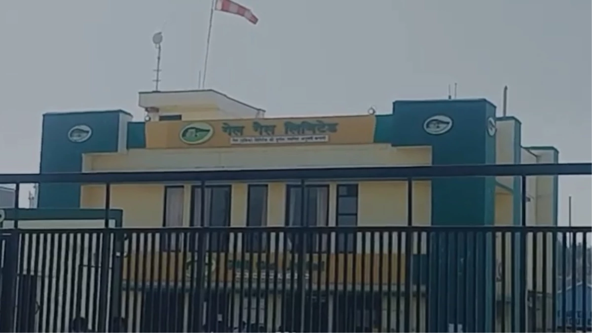 CNG gas leakage stirred in Gayle Factory in Raisen district, the situation controlled after four hours of effort