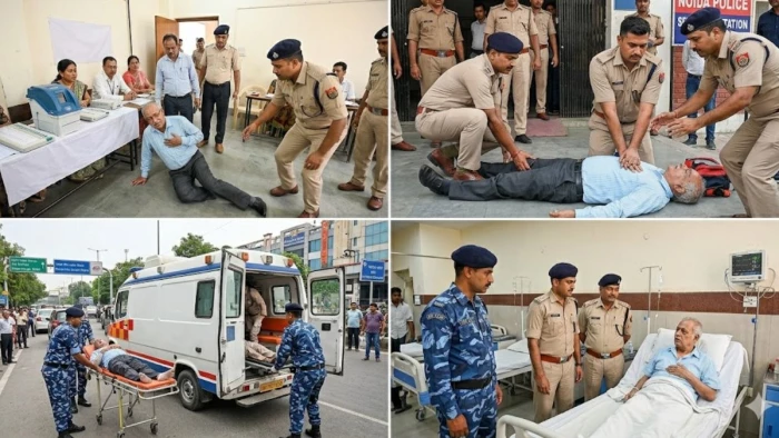 देवदूत बने एमपी पुलिस के जवान... बंगाल चुनाव में पीठासीन अधिकारी को आया हार्ट अटैक, CPR देकर बचाई जान