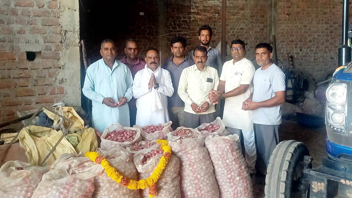 मंदसौर में किसानों का विरोध प्रदर्शन