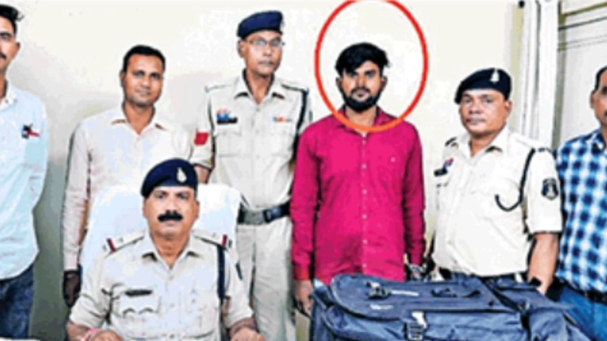 जीआरपी रायपुर को मिली बड़ी कामयाबी, गांजा तस्करी का आरोपी गिरफ्तार, 10 किलो गांजा बरामद