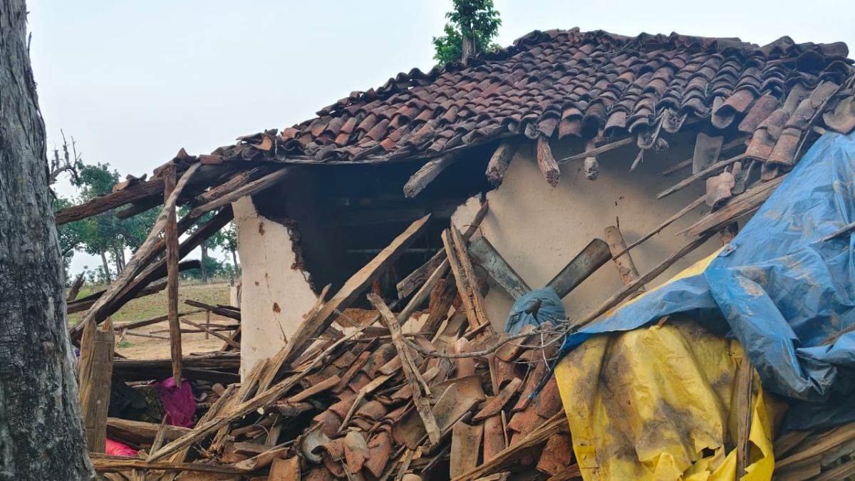 छत्तीसगढ़ के अचानकमार अभ्यारण्य से आया हाथियों का दल, डिंडौरी में घर में घुसकर अनाज चट कर लौटे