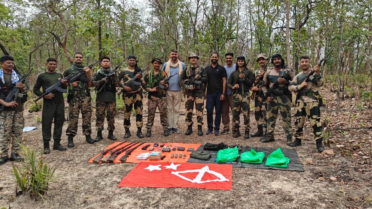 कांकेर में सुरक्षाबलों को बड़ी सफलता,  माओवादियों के डंप हथियार और वायरलेस सेट बरामद