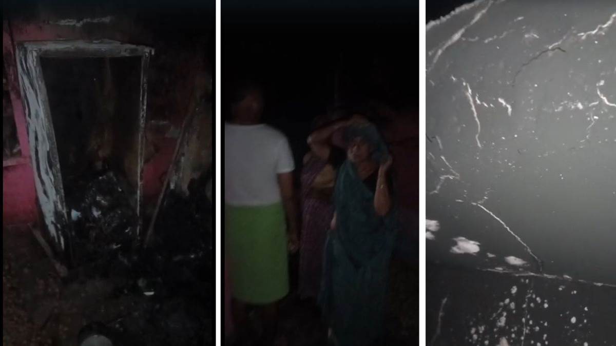 मुरैना में आधी रात को बम की तरह फटा फ्रिज का कंप्रेसर, ढह गई मकान की छत