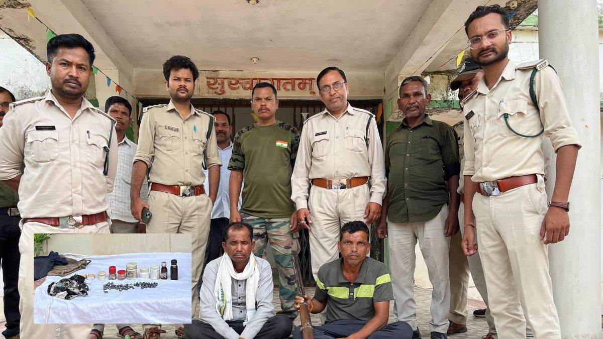सिवनी के जंगल में शिकार करने पहुंचे, बंदूक और बारूदी सामग्री समेत 4 गिरफ्तार