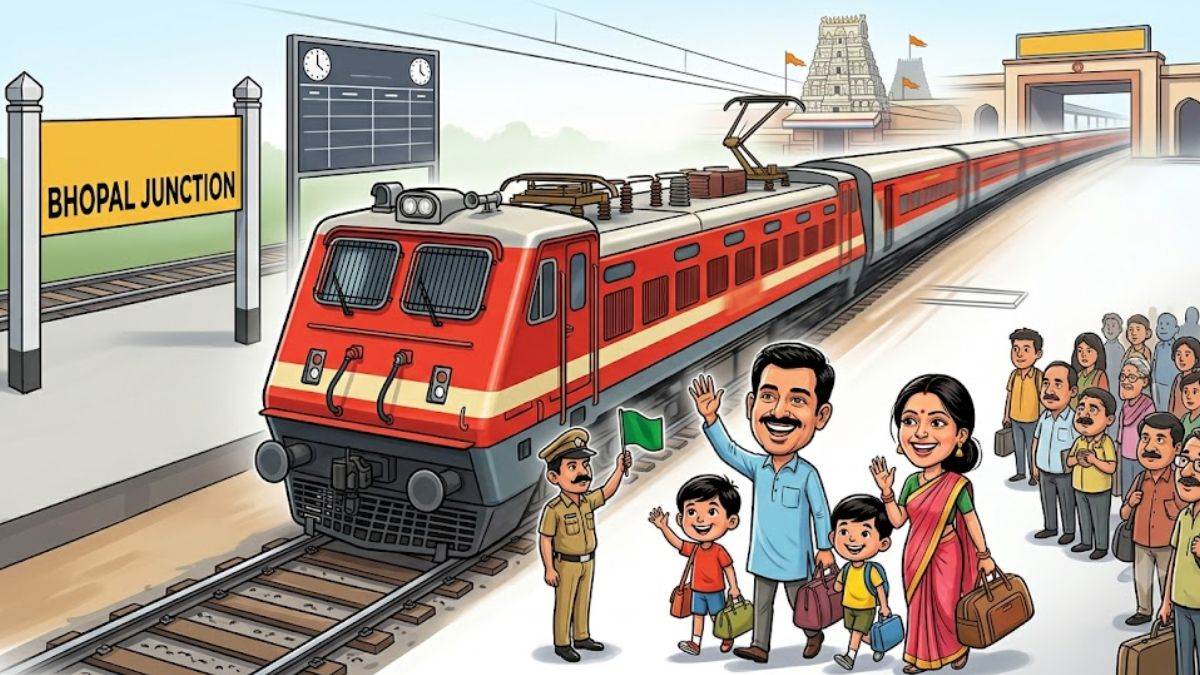 Hisar-Tirupati Express अब नियमित ट्रेन, भोपाल-इटारसी समेत इन स्टेशनों पर ठहराव