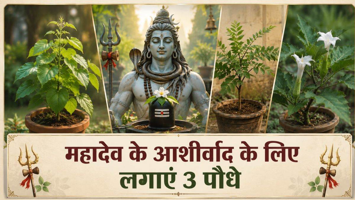 सावन में लगाएं ये 3 पौधे, खुश होंगे महादेव, शिव कृपा से घर में आएगी सुख-समृद्धि