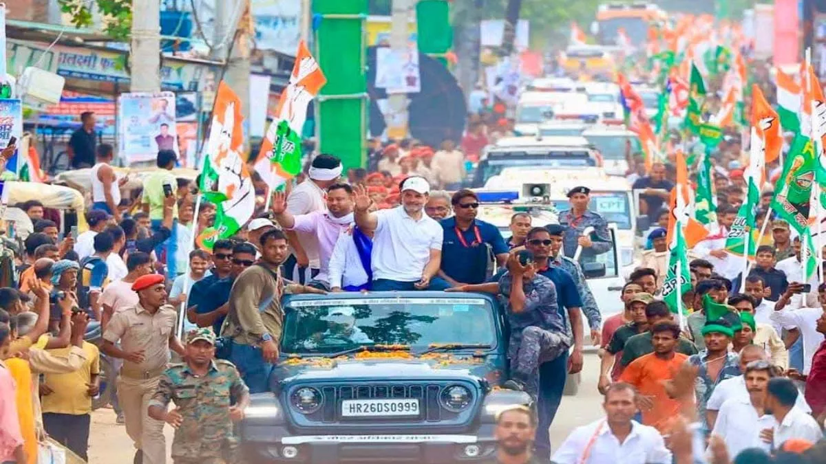 बिहार में राहुल गांधी की 'वोटर अधिकार यात्रा' में हर दिन का खर्च एक करोड़ रुपये, सातवें दिन मखाना किसानों से मिले