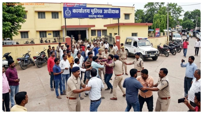 एसपी ऑफिस के सामने मारपीट का वीडियो वायरल, रायगढ़ पुलिस ने लिया स्वतः संज्ञान, 7 पर FIR दर्ज