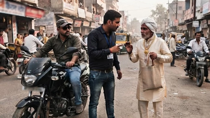 धार जिले में CID बनकर ठगी! बुजुर्ग को रोका, चाकू मारने का ड्रामा दिखाया और उतरवा ली सोने की चेन-अंगूठी