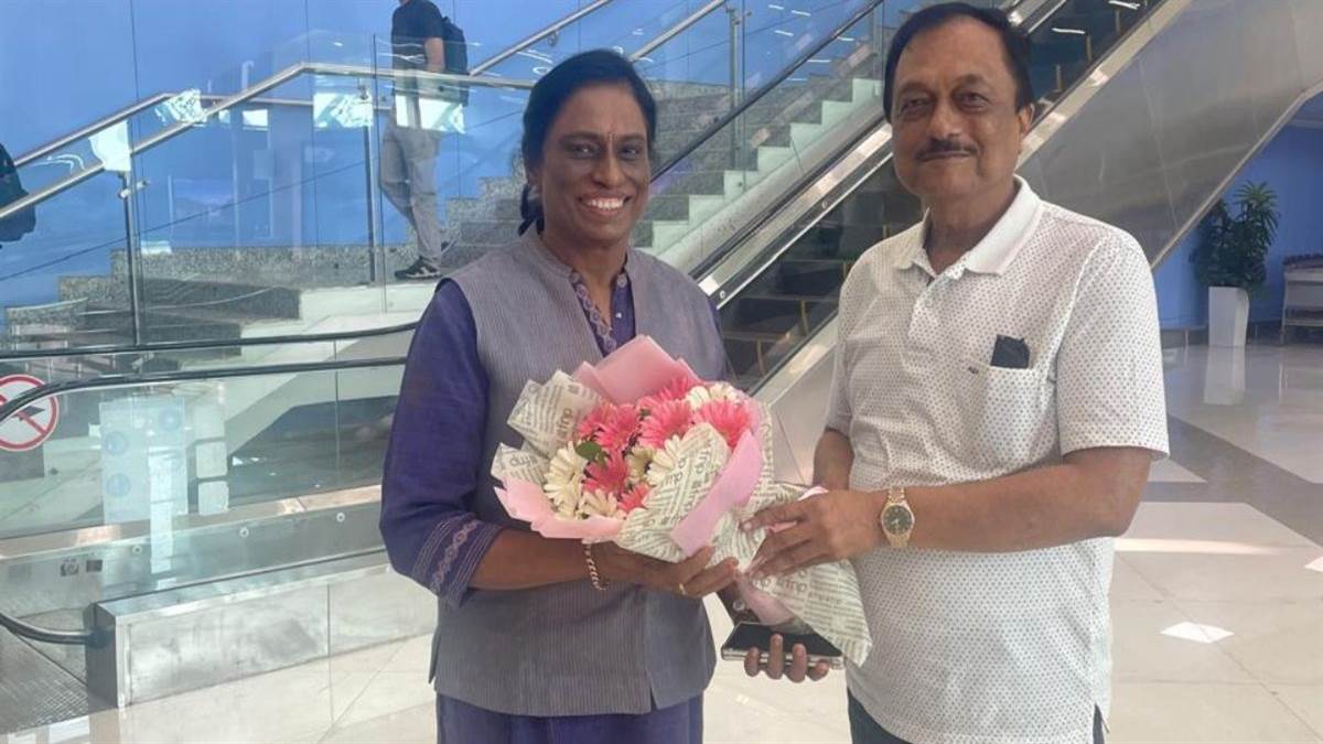 जबलपुर पहुंचीं उड़नपरी पीटी ऊषा बोलीं - मध्य प्रदेश में प्रतिभा की कमी नहीं, जरूरत है सही मंच की