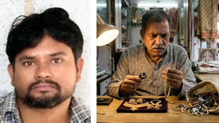 नकली आभूषण देकर इंदौर के व्यापारी से भी ठगे थे 40 लाख रुपये, रतलाम में गिरफ्तार आरोपी ने कबूली वारदात