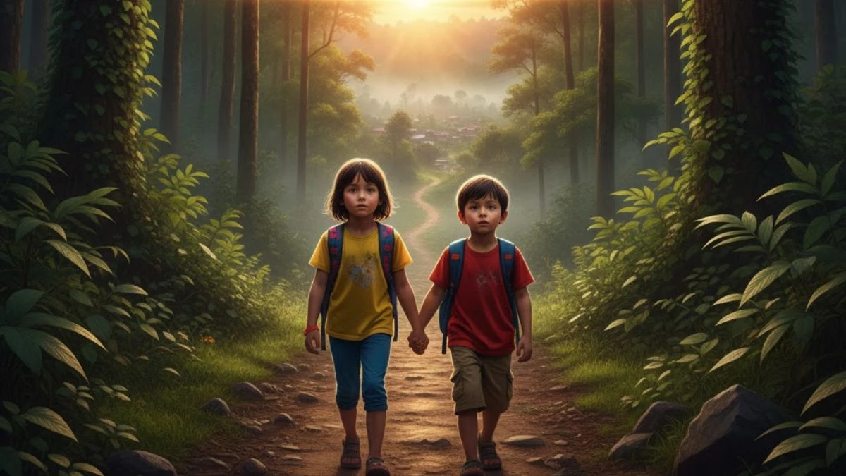 जरूरी खबर... माता-पिता से मिलने के लिये जंगल में 10 घंटे में 22 किमी चले बच्चे