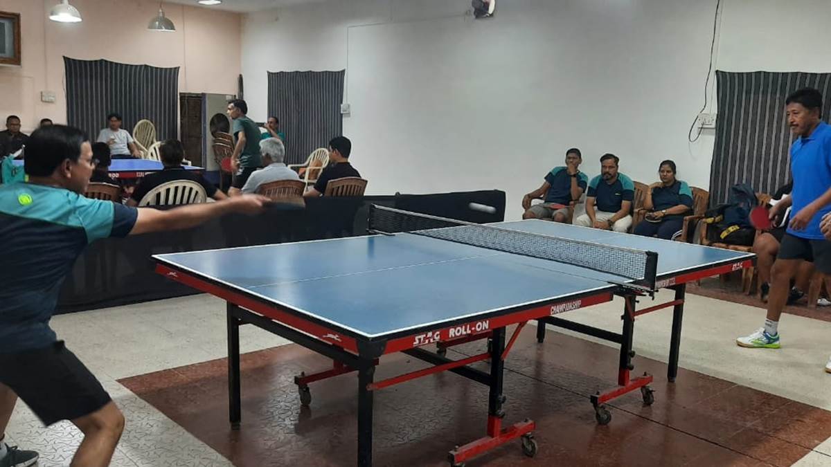 Table Tennis Competition पावर कंपनीज अंतरक्षेत्रीय टेबल टेनिस