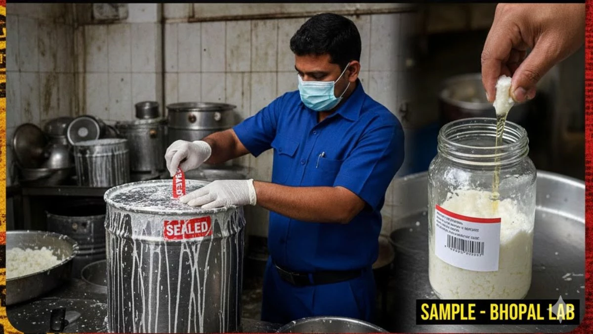सावधान! त्योहार से पहले 'जहर' परोसने की तैयारी, गोरमी में अवैध डेयरी पर छापा, भोपाल भेजी गई सैंपल रिपोर्ट
