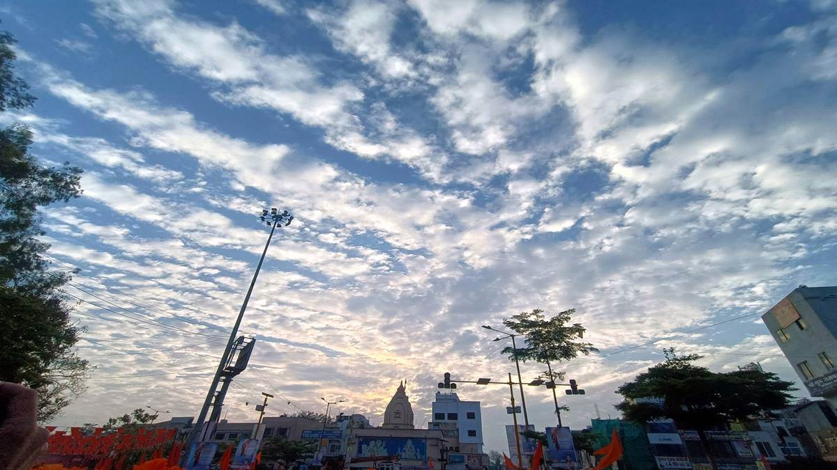 Indore Weather Update आज भी छाए रहेंगे बादल बूंदाबांदी के आसार