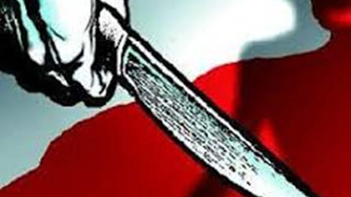 The sword on the father's head went to convince the son who beat up the son