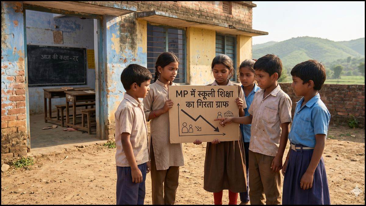 15 साल में 49 हजार सरकारी स्कूलों में जड़े ताले,  MP में अब विलय के नाम पर फिर बंद होंगे स्कूल