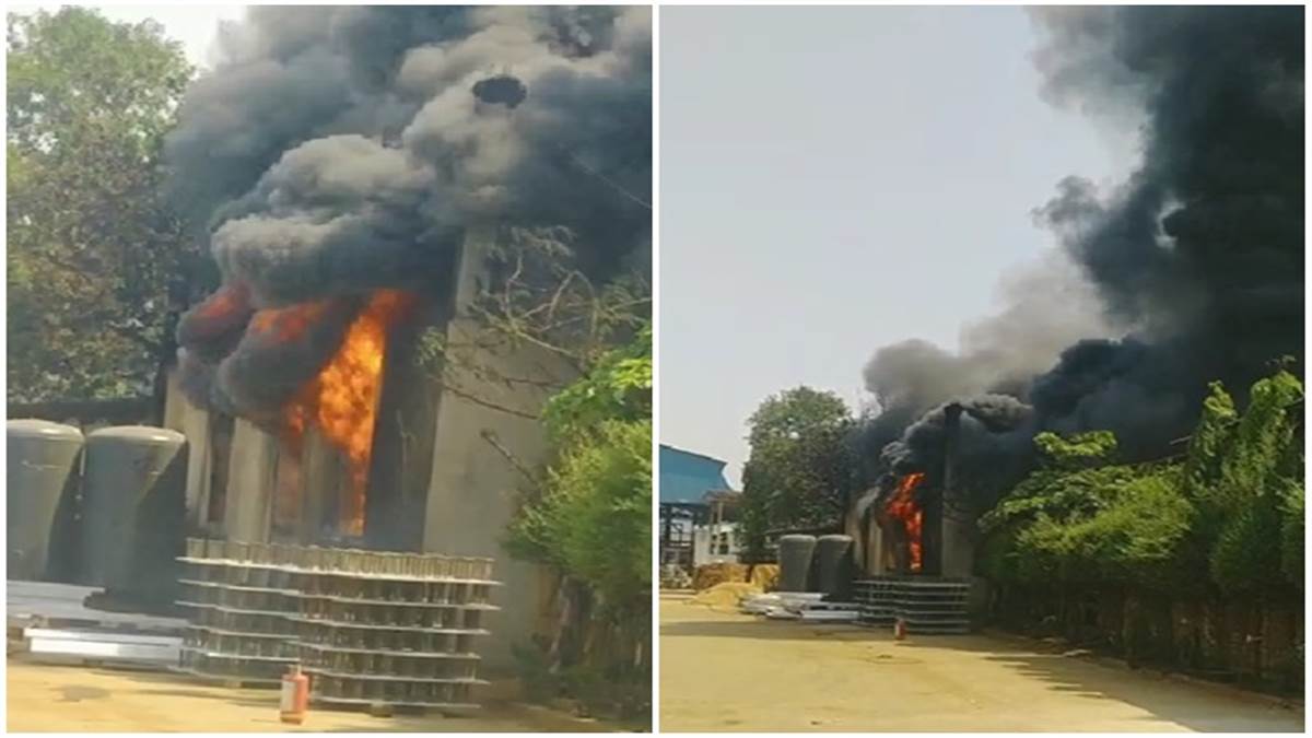 Raipur News: रायपुर में फैक्ट्री में लगी भीषण आग, एक मजदूर की मौत, दमकल की गाड़ियां मौके पर मौजूद