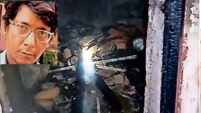 ग्वालियर में पत्नी की मौत के 20 दिन बाद जिंदा जलकर मरा युवक, नशे में बीड़ी से घर में लगी आग, भाग नहीं सका