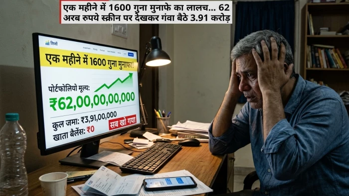 एक महीने में 1600 गुना मुनाफे का लालच... 62 अरब रुपये स्क्रीन पर देखकर गंवा बैठे 3.91 करोड़