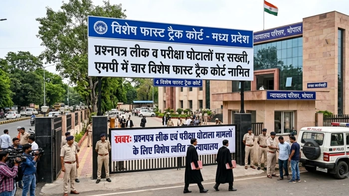 प्रश्नपत्र लीक व परीक्षा घोटालों पर सख्ती, एमपी में चार विशेष फास्ट ट्रैक कोर्ट नामित किए