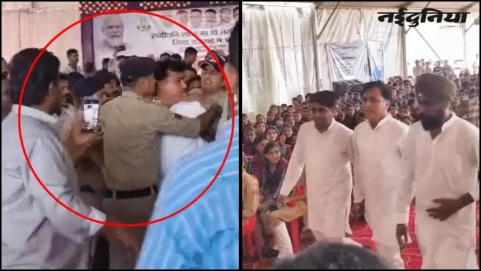 राजगढ़ में मंत्री के कार्यक्रम में बवाल, कांग्रेस समर्थित जिला पंचायत अध्यक्ष को बुजुर्ग ने जड़ा थप्पड़, कार्यकर्ताओं ने किया हंगामा