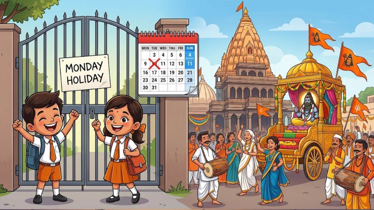 Mahakal Sawari 2026: महाकाल की सवारी के चलते हर सोमवार स्कूल बंद, अब रविवार को लगेंगी कक्षाएं