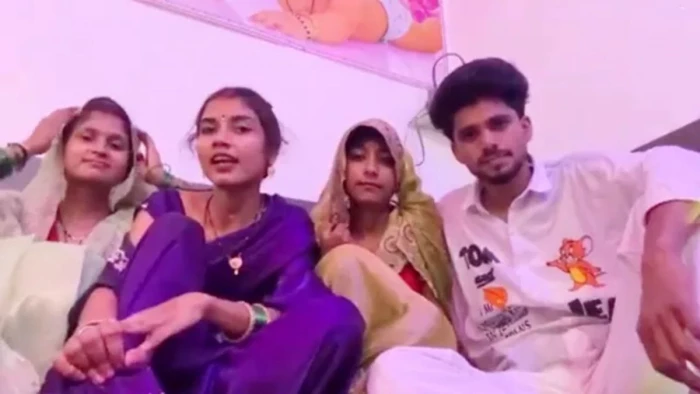 एक दूल्हा, तीन दुल्हनें... तीन बहनों की शादी बनी चर्चा का विषय, वायरल वीडियो के बाद पुलिस कर रही उम्र की जांच