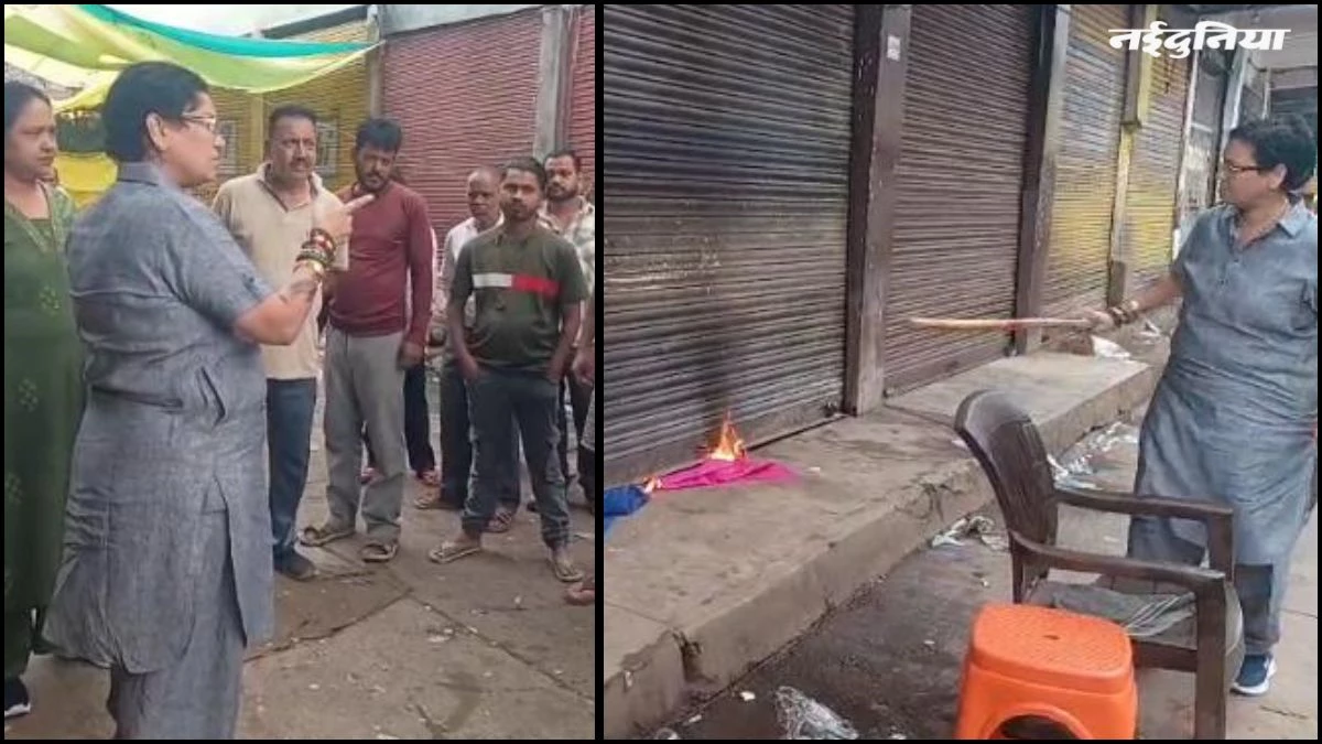 Chhindwara में अवैध शराब को लेकर गुलाबी गैंग का हंगामा, अहातों पर तोड़फोड़, आग लगाने की कोशिश भी की