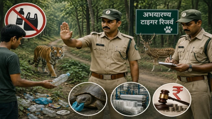 वन्यजीवों की सुरक्षा के लिए कड़ा कदम: छत्तीसगढ़ के संरक्षित वनों में प्लास्टिक फैलाने पर देना होगा इतना जुर्माना