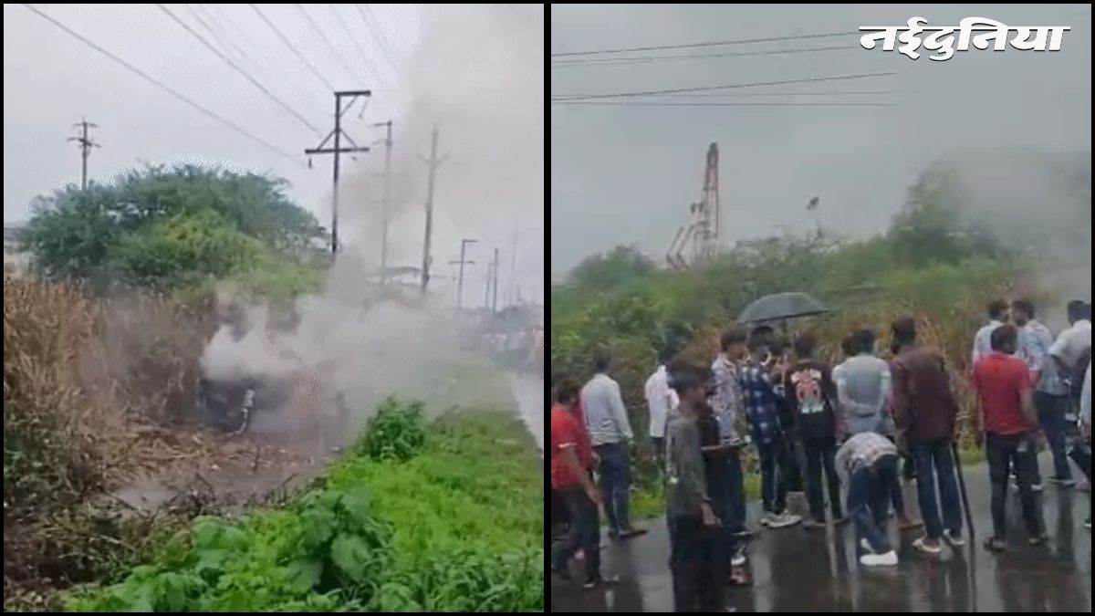 पीथमपुर में तेज रफ्तार स्कॉर्पियो ने कांवड़ियों को मारी टक्कर, 10 श्रद्धालु घायल, 4 इंदौर रेफर; गुस्साए लोगों ने गाड़ी फूंकी
