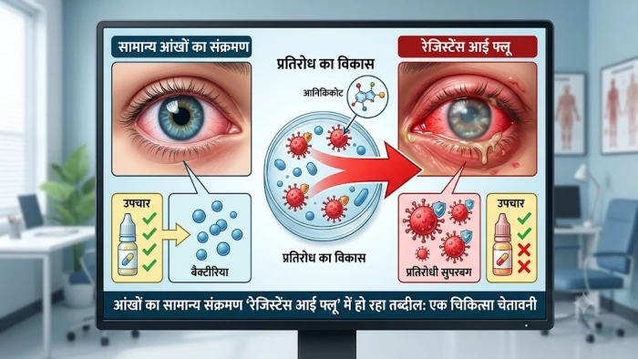आंखों का सामान्य संक्रमण रेजिस्टेंस आई फ्लू में हो रहा तब्दील, हर 10 में से 2 मामलों में हालत बिगड़ने के बाद अस्पताल पहुंच रहे मरीज