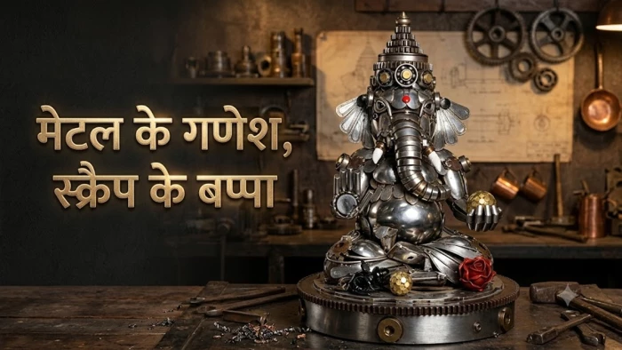 3D प्रिंटिंग की मदद से गणेश जी का डिजिटल अवतार, स्क्रैप से तैयार प्रतिमा, भक्ति में युवाओं का एक्सपेरिमेंट