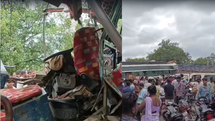 रायगढ़ में बस और ट्रक की जोरदार भिड़ंत, 20 से 30 यात्री घायल, ड्राइवर गंभीर